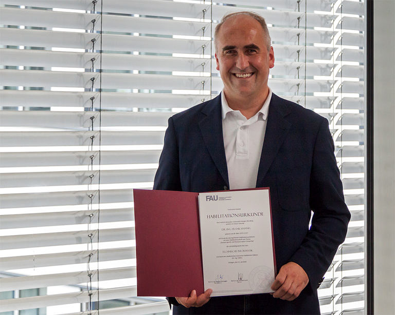 Certificate of Habilitation for Dr.-Ing. habil. Frank Hannig