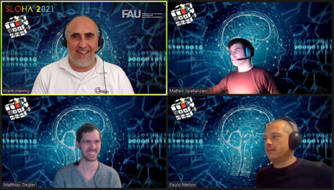 Screen Capture of a zoom meeting with 4 participants