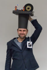 Person with a doctoral hat
