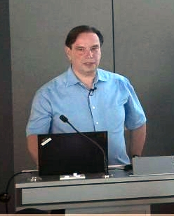 Rolf Wanka during the presentation