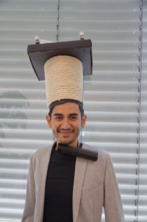 Jorge Echavarria with his doctoral hat