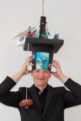 man with doctoral hat