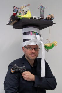 Marcel Brand with his doctoral hat