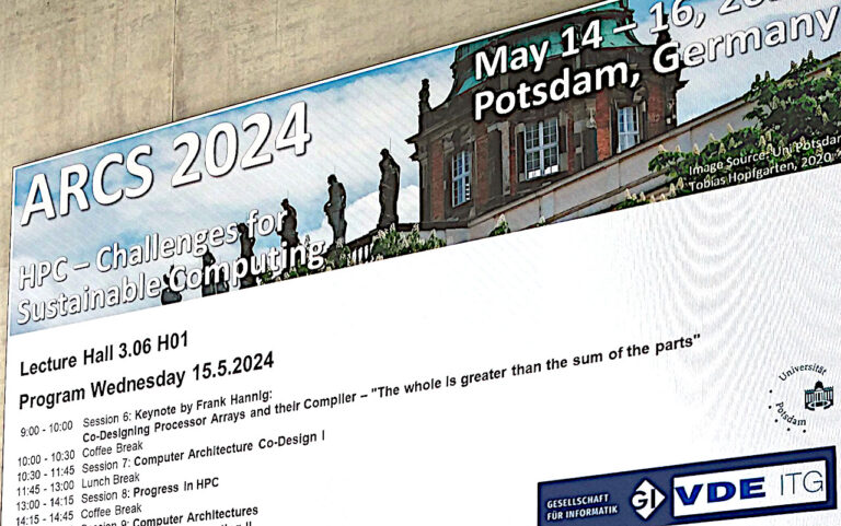 15.05.2024: Keynote Speech at ARCS 2024