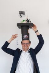 Man with a doctoral hat