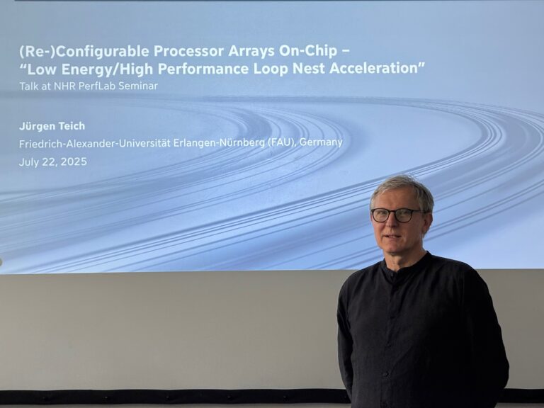 22.07.2025: NHR PerfLab Seminar Talk by Prof. Teich