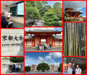 Collage of photos from Kyoto, Japan