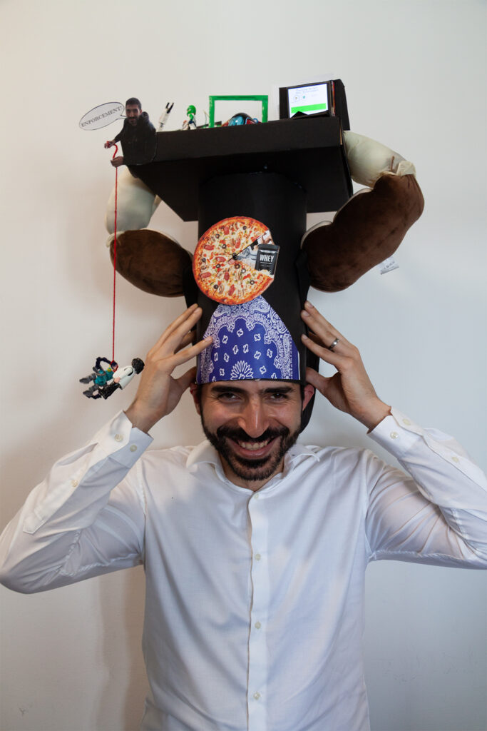 A man with a doctoral hat
